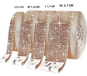 1 Yard Crystal Diamond Sticker Rhinestone Strip Sheet Self Self Adhesive Ribbon DIY Handmade Arts Crafts Car Phone Decoration