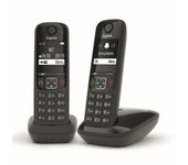 Telefono inalambrico gigaset as690 duo negro