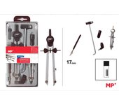 LILI HOME Set de Compás Bigotera - 7 Piezas (17 cm) Diseñado para ofrecer precisión y funcionalidad, este set de 7 piezas es perfecto tanto para estudiantes como para profesionales.