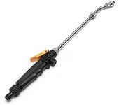 Pistola de manguera con boquilla de metal ajustable Pulverizador de pistola de agua de alta presión para riego de lavado de autos (18 in)
