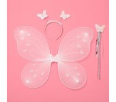 Kids Butterfly Headband Wings 1 Pc Girls Summer Photography Children Yellow Green Purple Pink Fairy Tale Props