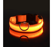 Light Up LED Dog Collar Safety Night Walking Flashing Glow In The Dark LED Pet Dog Battery Collar Small Medium Large Dog