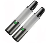 BORUiT Super Bright LED EDC Flashlight with Side Light Type-C Rechargeable Torch Waterproof Magnet Work Light Tent Lantern