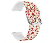 For Redmi Watch 5 Active Christmas Silicone Strap For Redmi Watch 5 Lite Bracelet 22mm Watchband For Amazfit Bip 5 GTR GTS 2 3 4