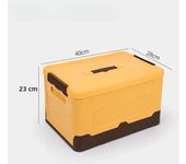 Capacity Storage Box With Lid Large Car Boot Organiser Trunk Organiser Foldable Storage Box Trunk Home Sundries Organizer Box