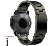 26mm 22mm Quickfit Titanium Strap For Garmin Fenix 6/6X/6XPro/7/7X/5/5X/5XPlus/3 Metal Release Watch Band For Forerunner 945 935