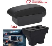 For Peugeot 208 Armrest Box 2012-2018 Car Armrest Auto Storage Box Car Accessories Retrofit Parts Interior Detail leather Simple