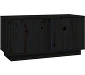 vidaXL Mueble de TV madera maciza de pino 80x35x40,5 cm, Mueble de Salon, Mueble TV, Mueble TV salon, Mesa de TV, Mueble tele