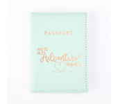2024 New PU Leather Travel Passport Cover Heart Letter Print Women Passport Holder Case for Men Travel Document Credit Card Case