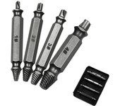 Juego de extractores de tornillos dañados, Discos de Doble extremo, juego de instrumentos