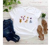 Disney Cartoon Happy Halloween Costume Jack Skellington Mickey Print Women's Magic Kingdom Fashion Disney Holiday T-Shirt