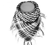Black and white scarf