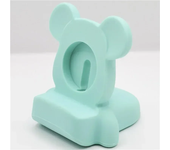 Cute Charger Stand Minnie Desktop Holder for Apple Watch 9 8 7 6 5 4 iWatch 3 2 1 SE Cartoon Silicone Charging Base