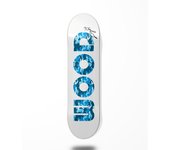 Monopatín skate skateboard deck tabla Wood light Camo icon white blue (7.875)