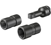 Vigor Llave de Vaso FORD Cuadrado Hueco 1/2 Pulgadas 3 Piezas
