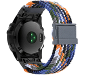 22 26mm Braided Nylon Wristband For Garmin EPIX/Phoenix 7 7X 6 6X Pro 5 5X Plus Quick Release Watch Strap Bracelet Accessories