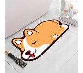 Cartoon Shaped Diatomaceous Earth Mud Quick Drying Floor Mat, Bathroom Absorbent Carpet, Animal Shaped Door Mat, Rubber Anti SLI