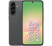 SAMSUNG GALAXY A56 5G 256GB+8GB RAM PANTALLA 6.7' SUPER AMOLED FHD+ 120HZ CÁMARA TRASERA 50MP / FRONTAL 12MP / ANDROID 15 / WIFI 6 / GPS / DUAL SIM / ESIM / BLUETOOTH 5.3 / NFC / BATERÍA 5.000 MAH CARGA ULTRA RÁPIDA DE 45W/ SMARTPHONE TELÉFONO MÓVIL LIBRE