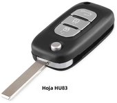 KEYYOU Filp Remote Key Shell 2/3 Buttons Case For Renault Clio 3 Kangoo Master Modus Twingo 2006-2016 Replacement Uncut Blade