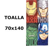 Toalla de playa Marvel avengers,Toalla de baño,MICROFIBRA 100% POLYESTER,MEDIDAS 70x140cm,cm,fespu