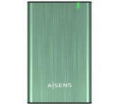 Caja Externa para Disco Duro de 2.5' Aisens ASE-2525SGN/ USB 3.0/ Sin tornillos