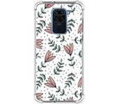 Funda Silicona Antigolpes para Xiaomi Redmi Note 9 diseño Flores 01 Dibujos
