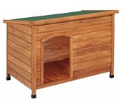 Suinga Caseta de Madera para Perros Modelo S 85x58x58 Cm Techo Plano Alta Calidad