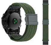 22 26mm QuickFit Nylon Watch Band For Garmin Fenix 5 5X 6X 7 7X Pro/Epix Pro (Gen 2) 47 51mm TACTIX 7 Pro/Enduro 2 Wrist Straps