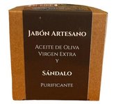 Jabón Natural de Sándalo y Aceite de Oliva Virgen 120gr Di Oleo