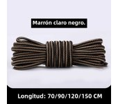 1 Pair Round Shoelaces Martin Boots Shoe Laces Striped Double Color Apply to High Gang Casual Shoes Cotton Shoelace 18 Colors