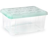 Plastic Forte Caja de Almacenaje 5 Litros Transparente Caja de ordenación de plástico, Contenedor de almacenamiento