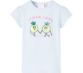 Camiseta Infantil Azul Claro 104