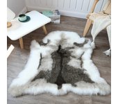 Modern Minimalist Machine Washable Faux Reindeer Fur Carpet Bedroom Blanket Floor Mat Bedside Faux Animal Blanket