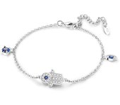 Trendy Bracelet For Women 925 Silver Sparkling Lucky Infinite Symbol Sakura Sunflower Butterfly Pendant Bracelet Wedding Jewelry