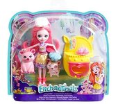 Enchantimals Petya Pig Streusel y Nisha NISHACPAFCC64