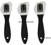 1/2/5PCS 3 Side Cleaning Shoe Brush For Suede Nubuck Shoes Stain Dust Shoes Brush Steel Plastic Rubber Boot Household Cleaner