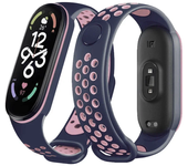 Watchband For Xiaomi Mi Band 7 NFC smartwatch Correa miband7 Silicone Air-Hole Sport Wrist bracelet on Mi band 6 5 4 3 7 8 strap