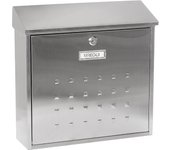 ARREGUI Premium Maxi E5617 Buzón Exterior de Acero Inoxidable Tamaño L (Revistas y Sobres C4) | Buzón de Pared Grande | Buzón de Correo de Gran Capacidad | Antilluvia | Anticorrosivo | Inox