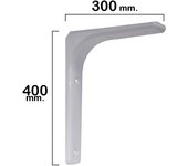 SANCO STORE - WOLFPACK LINEA PROFESIONAL Palomilla Reforzada Blanca   400x300 mm.