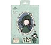 Set de muñeca de papel verde Gorjuss    Materiales para Scrapbooking