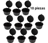 1/3/5/10pcs Reusable Coffee Capsules Filter Cup Dispenser for Nescafe Dolce Gusto Refillable Coffee Capsules Pod Compatible Kit