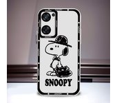 Cartoon Cute S-Snoopy For OPPO A98 A94 A92 A78 A76 A74 A72 A58 A54 A55 A36 A15 Reno 7 6 5G Angel Eyes Transparent Phone Case