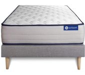 Pack colchón Actilatex form 90x190cm + Somier, Látex y espuma viscoelástica, 5 zonas de confort