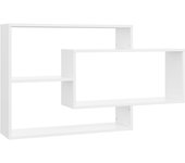 Estantes DE LA contrachapada Blanco 104x20x58,5 cm muebles estantes