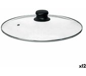 Tapa para Olla 28 cm Cristal Plateado (12 Unidades)