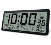 Reloj de escritorio de gran tamaño de 14 pulgadas que funciona con Pilas with temperature, fecha y Segunda Pantalla BF Grande