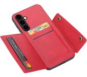 Card Holder Leather Case for Samsung Galaxy S25 Ultra S24 FE S23 S22 Ultra S21 S20 FE S10 Plus 5G Wallet Phone Cover Etui Coque