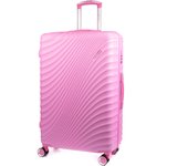 DAM Maleta gran volumen Trolley en material ligero de ABS de alta resistencia. Cerradura numérica, 4 ruedas giratorias 360°. 76x49x29 cm. 49x29x76 Cm.
