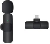 Mini Lavalier Microphone Portable Audio Video Recording Mini Lapel Mic Wireless Microfone for IPhone TypeC ipad Game Phone