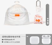3D Cute Funny Garbage Bag Wireless Bluetooth Headset Cases for Apple Airpods 1 2 3 Pro 4 2024 Protection Headphones Cover Case